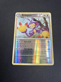 Pokemon Card Triumphant Ambipom 13/102 Reverse Holo - Image 2
