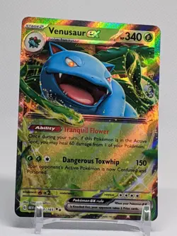 Venusaur EX 313/165 Full Art Pokemon Card - Crown Zenith - NM/Mint Condition - Image 3