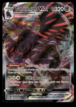 Pokemon Cards Corviknight VMAX 110/163 Battle Styles Holo Rare VMAX NM - Image 1