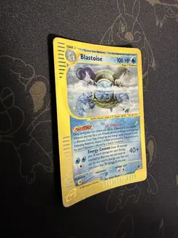 Pokemon TCG Blastoise Holo Rare Card Expedition Base Set 4/165 PSA 7 - Image 3