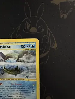Pokemon TCG Blastoise Holo Rare Card Expedition Base Set 4/165 PSA 7 - Image 4