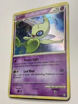 Pokemon Card - Celebi Triumphant 3/102 Holo Rare LP - Image 3
