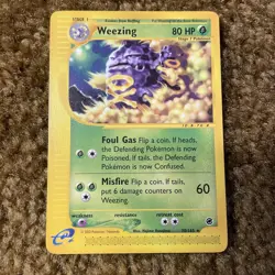 Weezing 70/165 Rare Expedition Pokemon Card - Image 1
