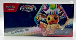 Pokemon Cards - Prismatic Evolutions Surprise Box - SEALED - Promo Card + Packs - Image 1