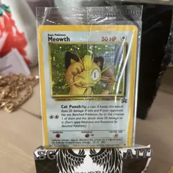 MEOWTH #10 Holo Rare GameBoy Black Star Promo WOTC 2000 - Pokemon Card - Image 1