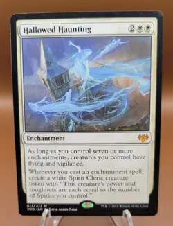 Hallowed Haunting x1 MTG Innistrad Crimson Vow Magic Light Play LP English - Image 1