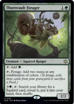 Thornvault Forager Bloomburrow - Magic MTG NM - Image 1