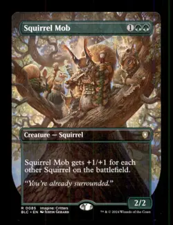 Squirrel Mob LP Light Play Bloomburrow Commander MTG [11966] - Image 1