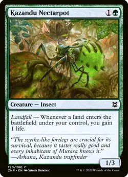 X 1 Kazandu Nectarpot NM-M Zendikar Rising 190 MTG Magic The Gathering - Image 1
