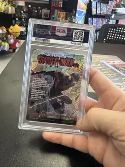 Miles Morales (0234) (Borderless) Marvel's Spider-Man Foil PSA 9 Mint - Image 2
