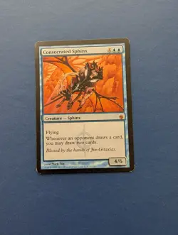 MTG Consecrated Sphinx: Mirrodin Besieged #21 - EX - Image 1