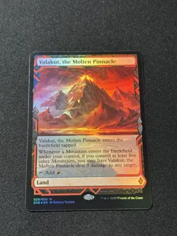 Valakut, the Molten Pinnacle Foil MTG Zendikar Rising Expeditions NM Unplayed 29 - Image 1