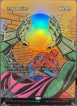 MTG Marvel’s Spider-Man Traumatise Borderless Foil (Mythic) - Image 1