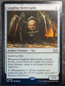 Giggling Skitterspike - Duskmourn Commander (MTG) - Image 1