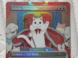 MTG Secret Lair Felidar Sovereign #1182 -SLD Look at the Kitties RARE NM Foil - Image 3