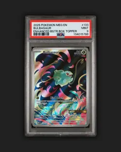 Pokemon TCG Bulbasaur Mega Evolutions Stamped Promo ✨PSA 9✨ - Image 1