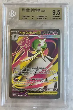 Mega Gardevoir ex 159/132 Me01: Mega Evolution Holo BGS 9.5 Graded Pokemon - Image 1