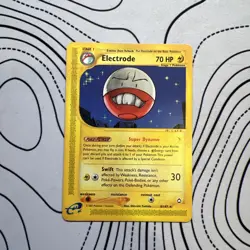 Pokemon TCG Electrode 8/147 Non Holo Rare Aquapolis LP - Image 1