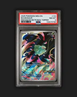 Pokemon TCG Bulbasaur Mega Evolutions Stamped Promo #133 ✨PSA 9✨ - Image 1