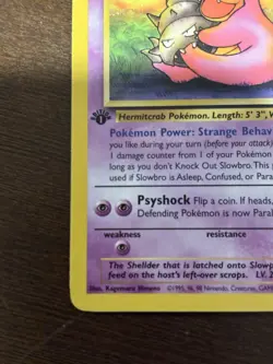 Pokemon TCG Slowbro Fossil 43/62 1st Edition Uncommon Stage 1 60 HP Regular 1999 - Image 2