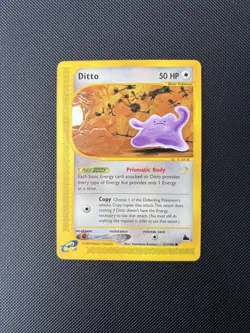 Pokemon Card Skyridge Ditto 51/144 E Series Pokemon TCG - Image 1