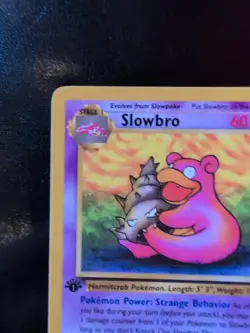 Slowbro First Edition Fossil Pokemon 43/62 Fossil - Image 5