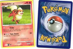 Growlithe Common Pokemon TCG Rising Rivals 63/111 MP - Image 3