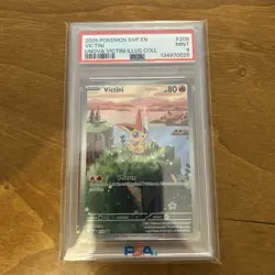 PSA 9 Victini SVP 208 Pokemon Unova Collection Promo Illustration Rare 2025 MINT - Image 1