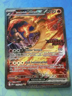 Pokemon TCG Team Rocket's Moltres ex 229/182 Scarlet & Violet Destined Rivals H. - Image 3