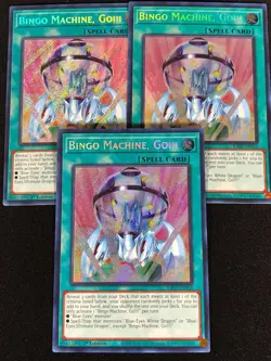 Yugioh Bingo Machine, Go! RA02-EN062 1ST SECRET X3 (NM) - Image 1