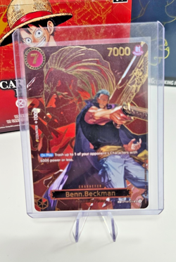 Benn.Beckman SP OP13 OP09-009 Carrying On His Will English One Piece TCG - Image 1