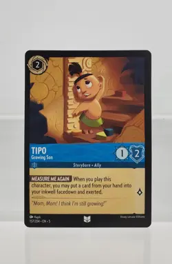 Disney Lorcana Tipo - Growing Son 157/204 Shimmering Skies Uncommon - Image 1