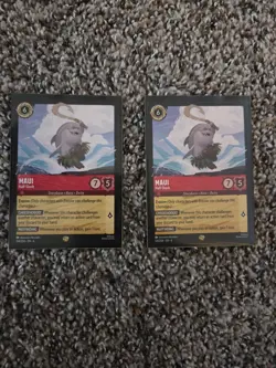 2x Maui - Half-Shark 124/204 Azurite Sea Legendary Ruby Disney Lorcana - Image 1