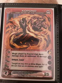 Chaotic Kopond High Muge of the Hearth. NM. Ultra Rare. Alliances Unraveled - Image 1