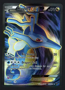 Kingdra EX Fates Collide Holo Full Art Ultra Rare Pokemon TCG Card 122/124 - Image 1