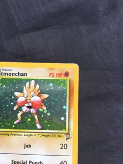 Pokemon Cards: Base Set 2 Rare Holo: Hitmonchan 8/130 - Image 4