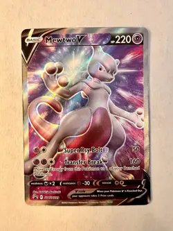 Mewtwo V - SWSH229 SWSH: Sword & Shield Promo Cards NM Pokemon Card TCG - Image 1