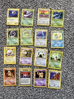 Vintage Lot Of Pokemon 1st Edition Base Set Gym Hero’s 16 Cards - Image 1