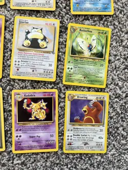 Vintage Lot Of Pokemon 1st Edition Base Set Gym Hero’s 16 Cards - Image 5