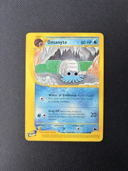 Pokemon Card Skyridge Omanyte 41/144 E Series Pokemon TCG - Image 1
