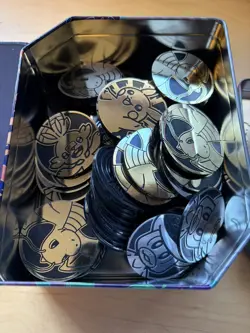 Pokemon Trading Card BULK LOT Over 3600 cards C/U/R Unplayed coins tins - Image 2