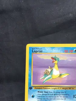 Pokemon Cards: Fossil 1st Edition Rare: Lapras 25/62 - Image 2