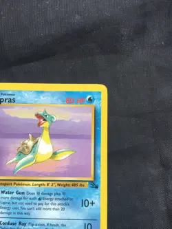 Pokemon Cards: Fossil 1st Edition Rare: Lapras 25/62 - Image 3