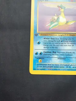 Pokemon Cards: Fossil 1st Edition Rare: Lapras 25/62 - Image 5