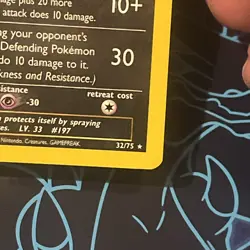 Umbreon - 32/75 - Pokemon Neo Discovery Unlimited Rare Card WOTC LP-NM - Image 4