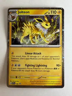 Jolteon - (Cosmos Holo) Rare SV: Scarlet & Violet Promo Cards 169 NM - Image 1