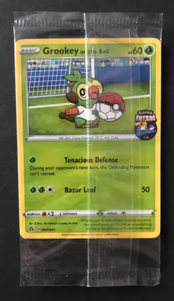 Grookey On The Ball 003/005 Futsal Pokemon Card PROMO UK Exclusive NEW SEALED - Image 1