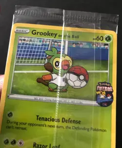 Grookey On The Ball 003/005 Futsal Pokemon Card PROMO UK Exclusive NEW SEALED - Image 3