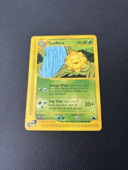 Pokemon Card Skyridge Sunflora 105/144 E Series Pokemon TCG - Image 3