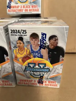 2024-25 Bowman University Chrome Basketball Cards Blaster / Value Box ✅ LOT OF 5 - Image 2